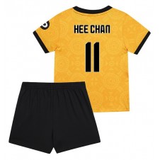 Wolves Hee-chan Hwang #11 Hjemmedraktsett Barn 2025-26 Kortermet (+ korte bukser)